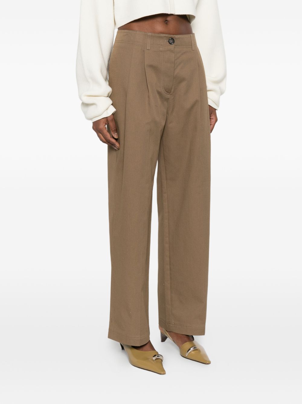 Toteme Women Organic Cotton Trousers TOTEME