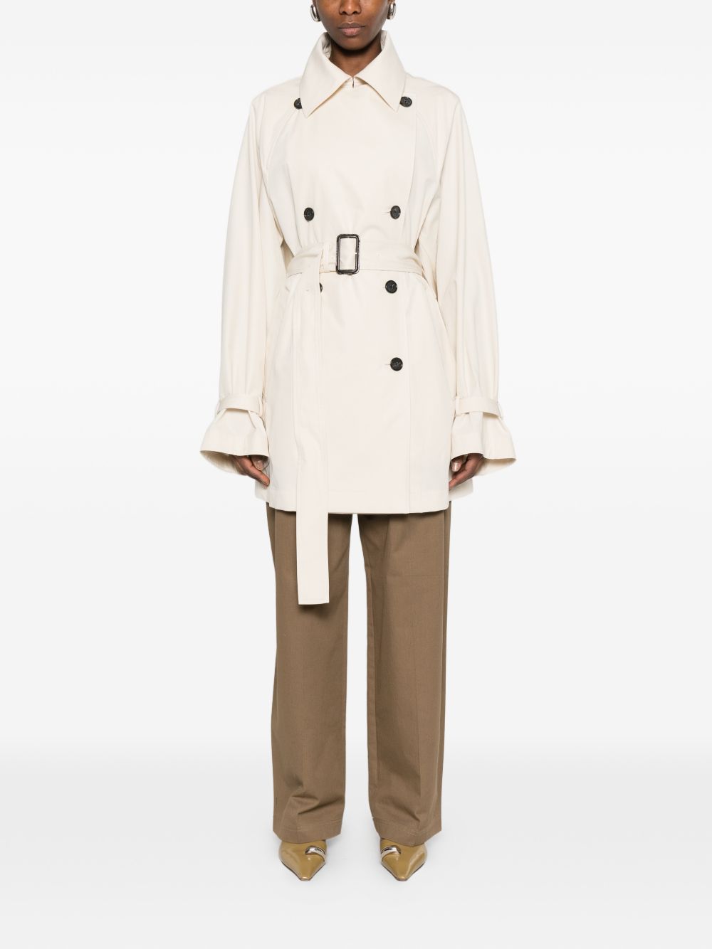 Toteme Women Cotton Trench Coat TOTEME