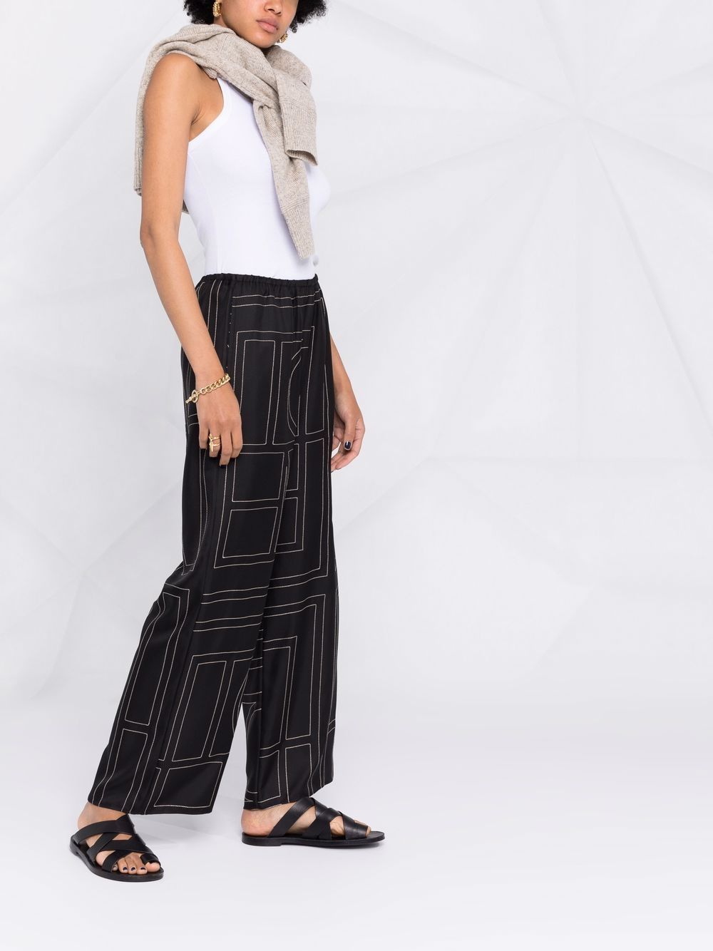 Toteme Women Silk Pajama Trousers TOTEME