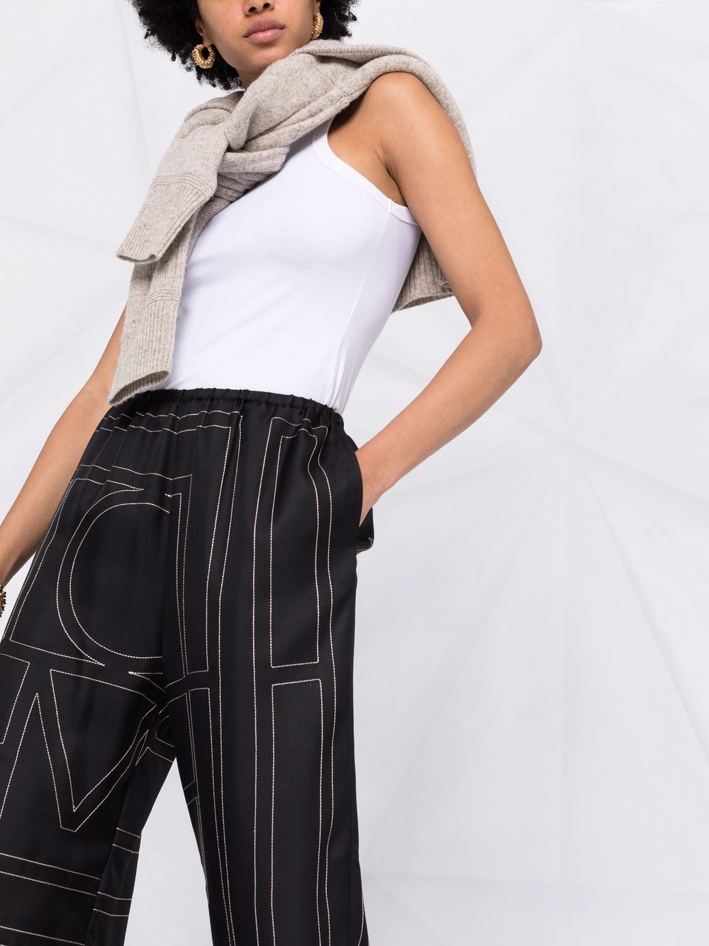 Toteme Women Silk Pajama Trousers TOTEME