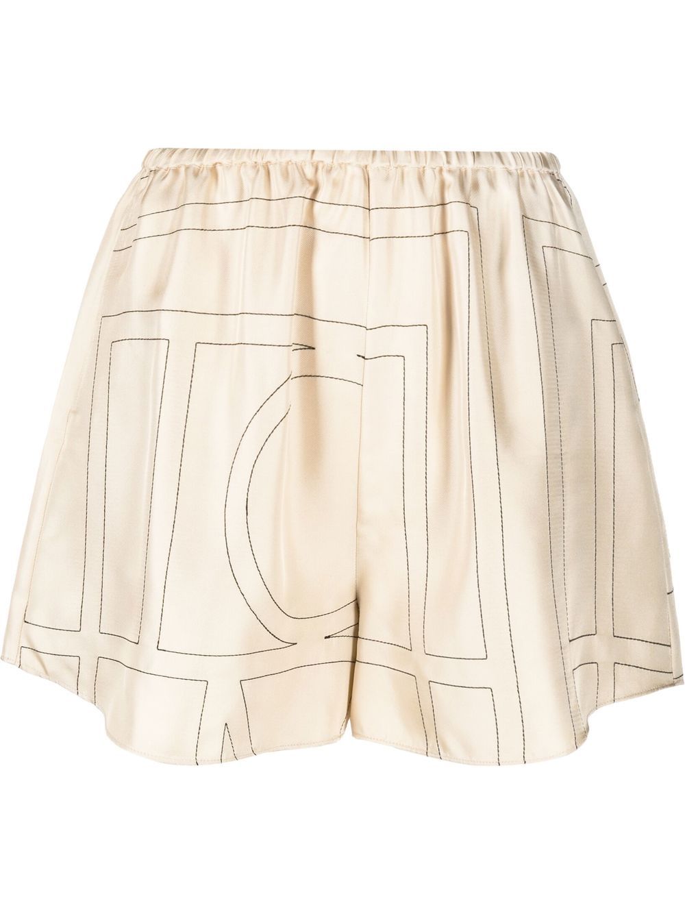 Toteme Women Silk Pajama Shorts TOTEME
