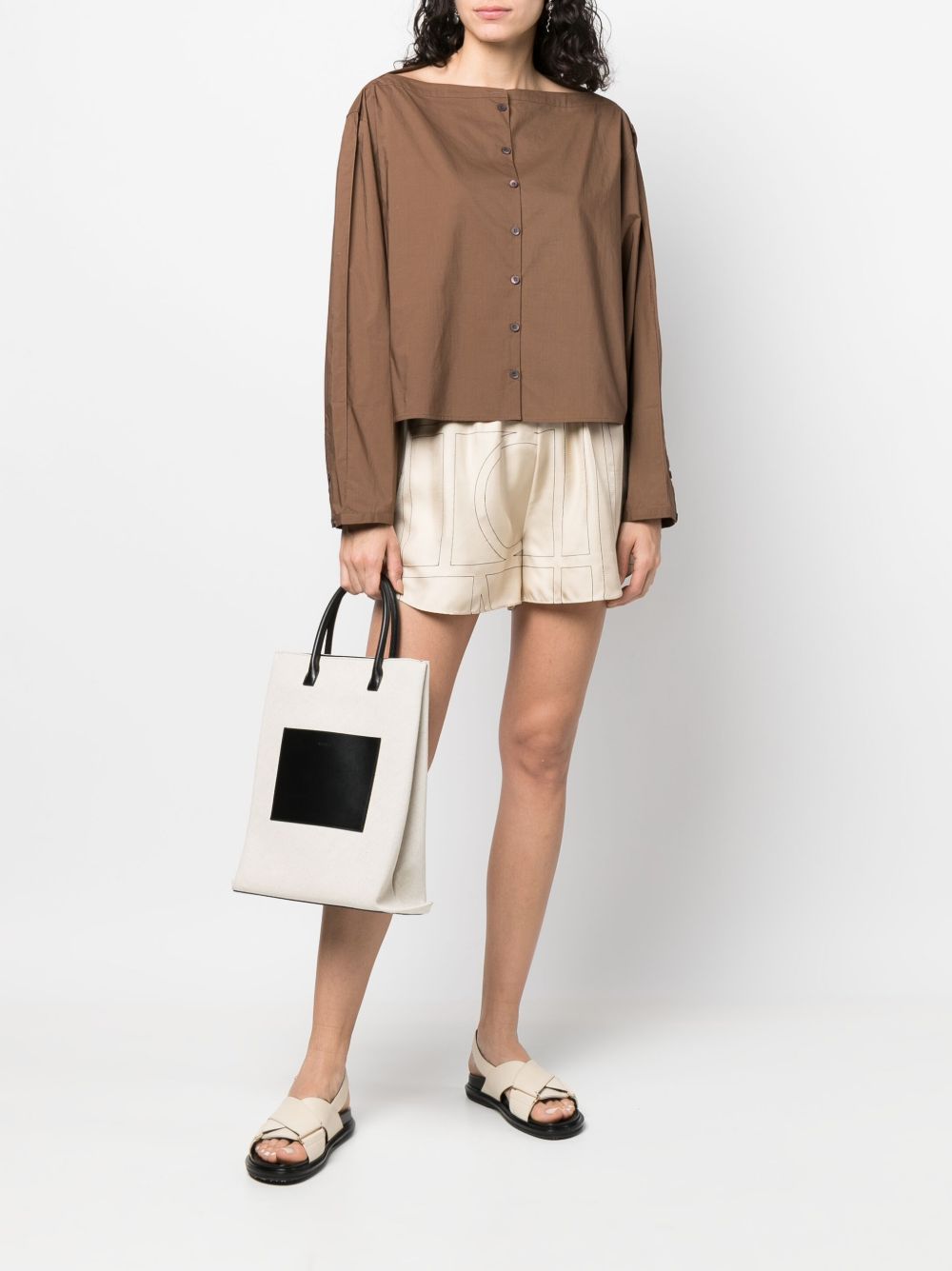 Toteme Women Silk Pajama Shorts TOTEME