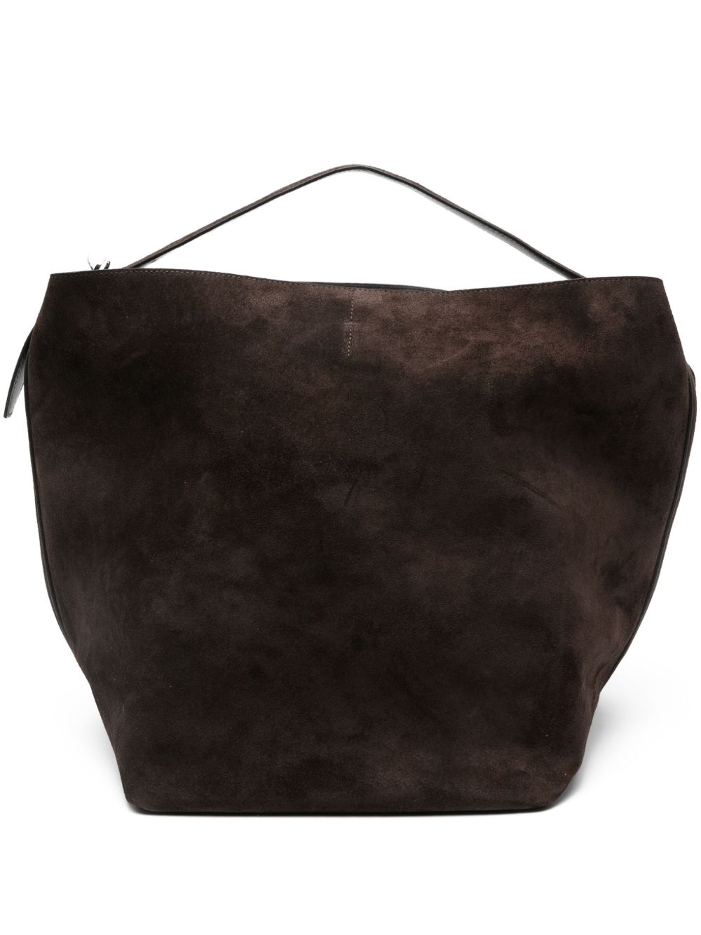 Toteme Women Belted Suede Leather Tote TOTEME