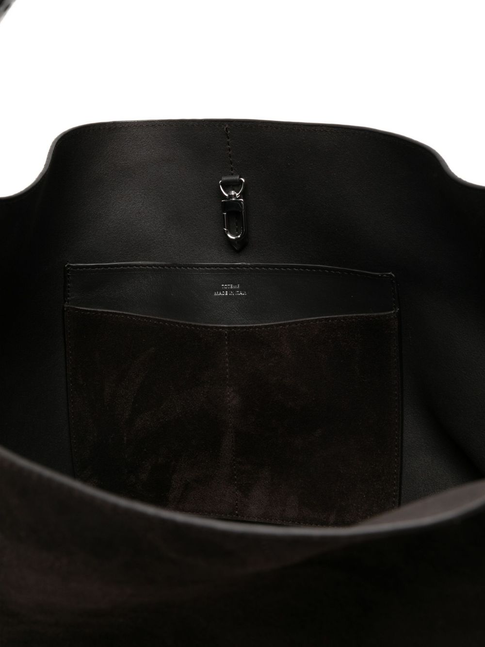 Toteme Women Belted Suede Leather Tote TOTEME
