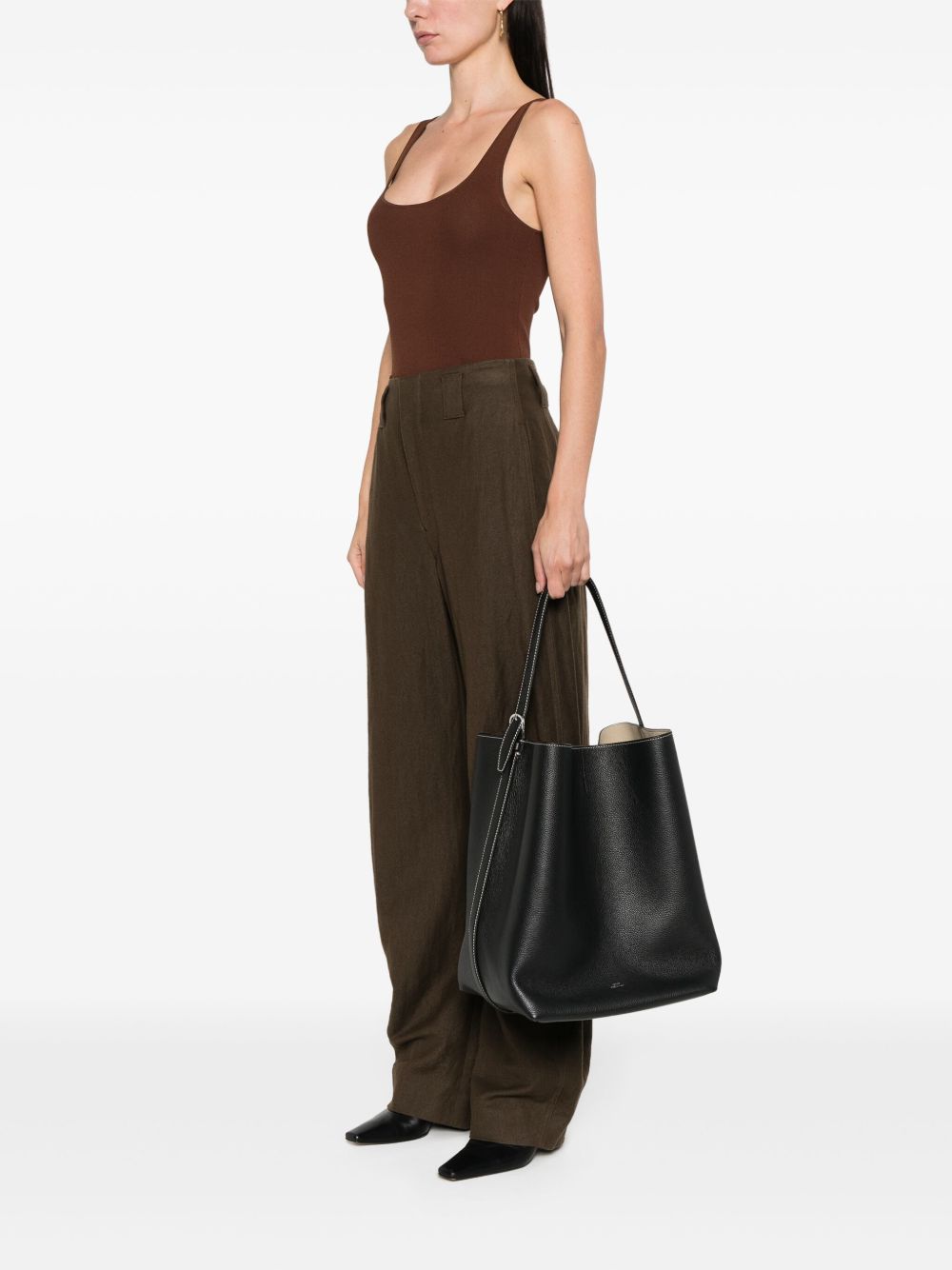 Toteme Women Leather Belted Tote Bag TOTEME