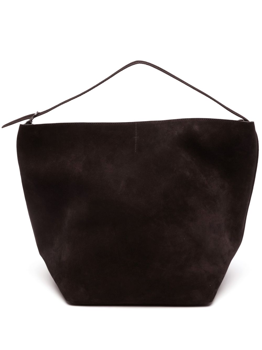 Toteme Women Belted Suede Leather Tote TOTEME