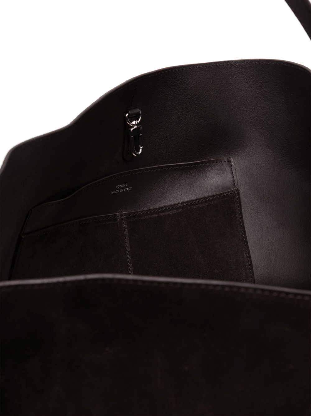 Toteme Women Belted Suede Leather Tote TOTEME