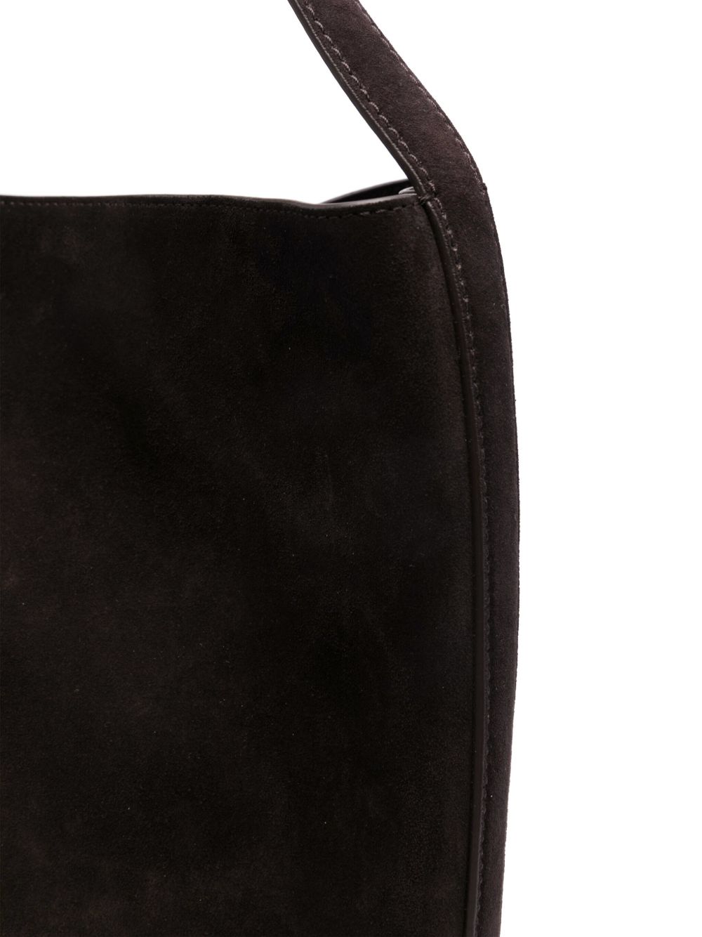 Toteme Women Belted Suede Leather Tote TOTEME