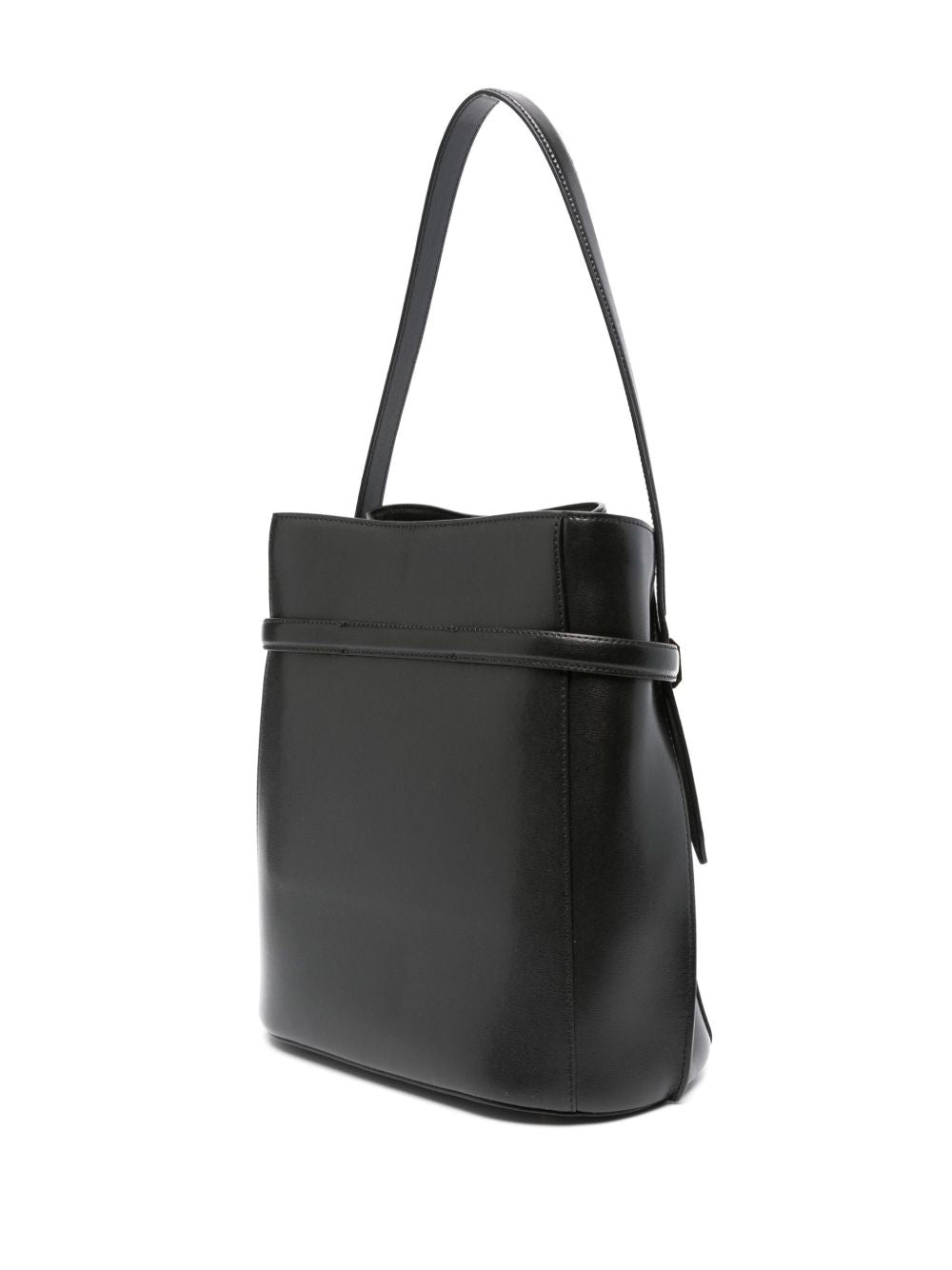 Toteme Women Belted Leather Bucket Bag TOTEME