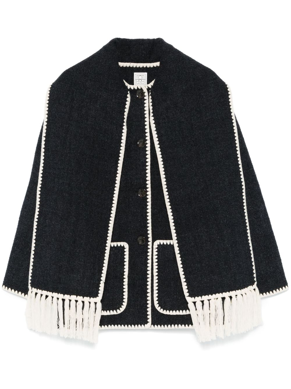 Toteme Women Wool Scarfed Jacket TOTEME