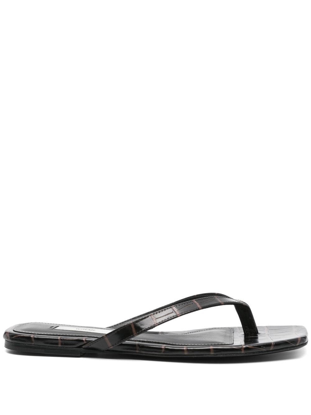 Toteme Women Leather Flip Flops TOTEME