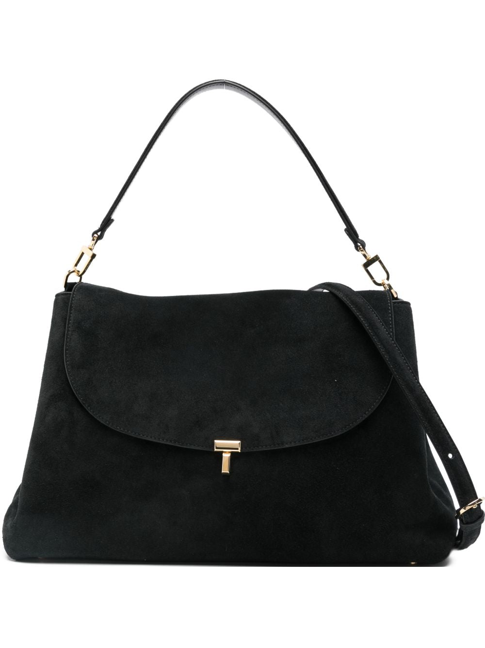 Toteme Women T-Lock Suede Leather Tote Bag TOTEME