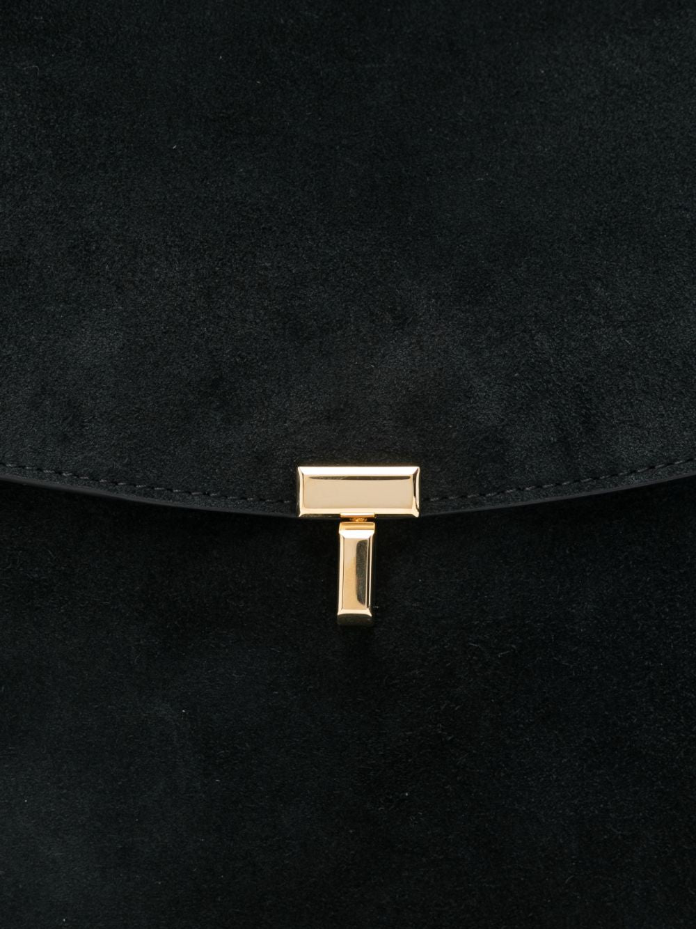 Toteme Women T-Lock Suede Leather Tote Bag TOTEME