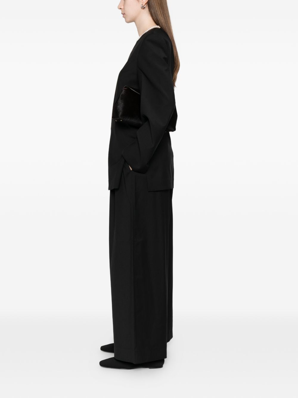Toteme Women Wool Drawstring Trousers TOTEME