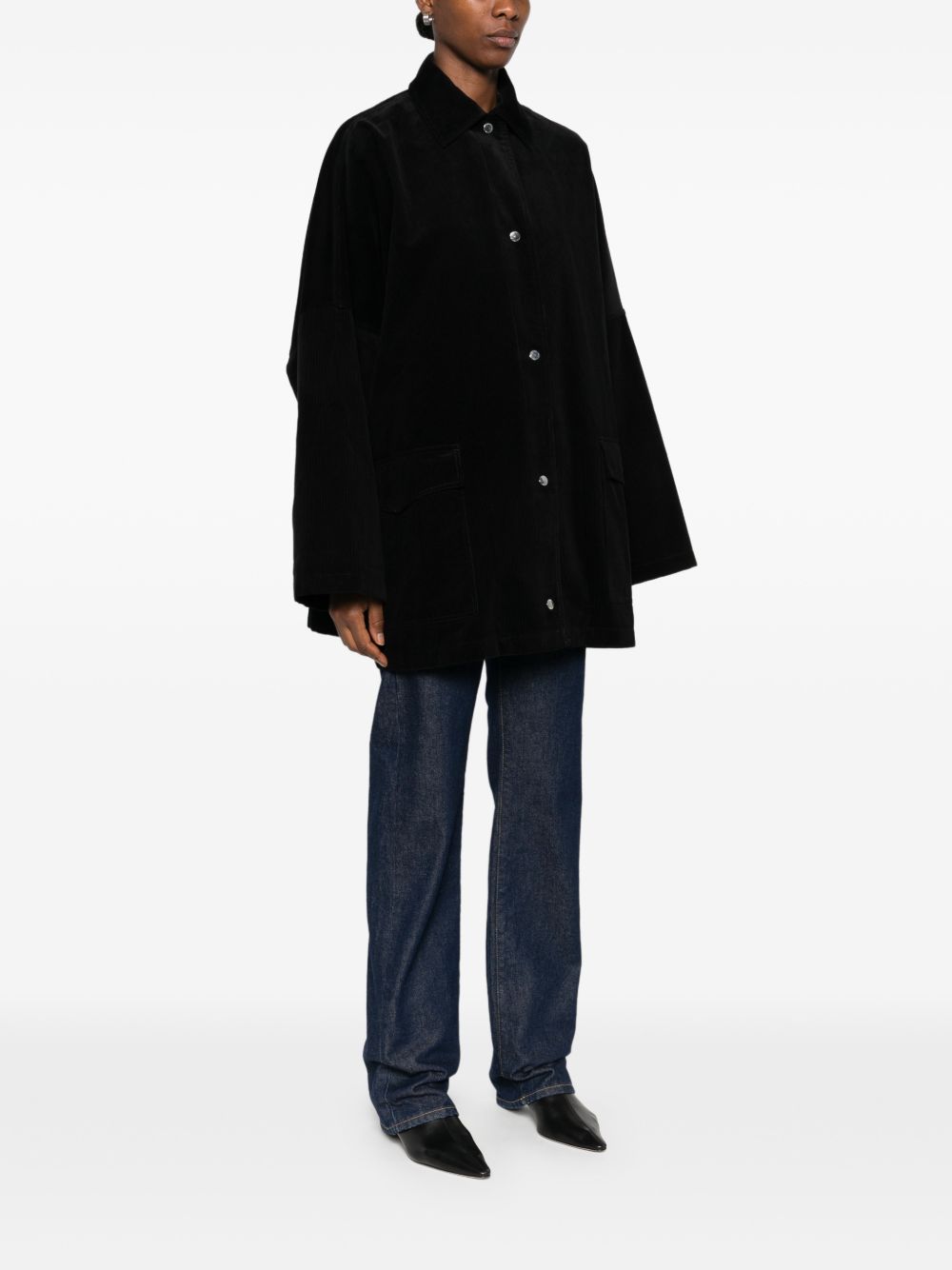 Toteme Women Cotton Overshirt Jacket TOTEME