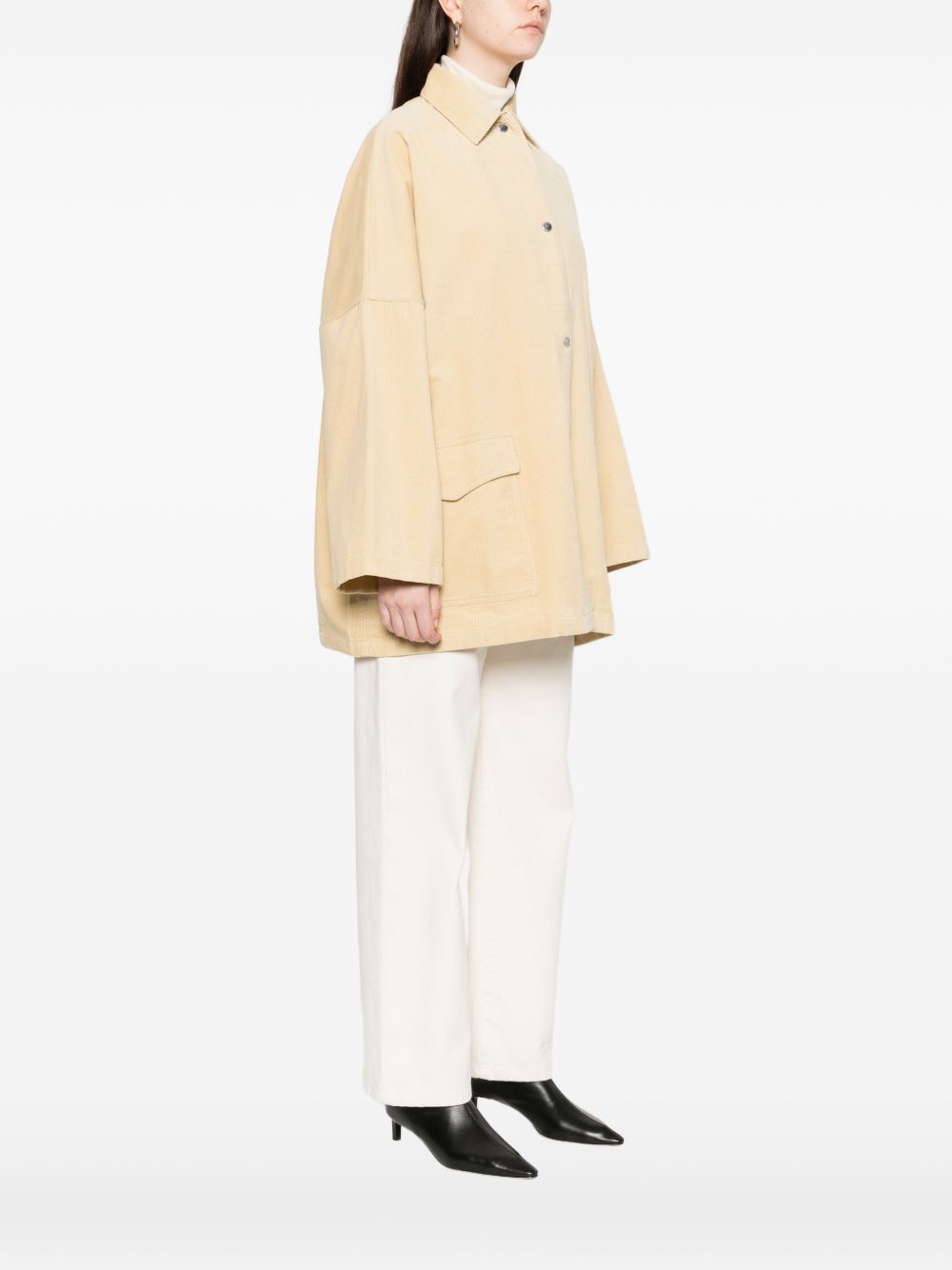 Toteme Women Cotton Overshirt Jacket TOTEME