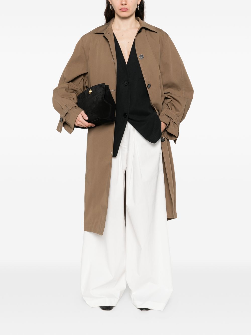 Toteme Women Cotton Trench Coat TOTEME