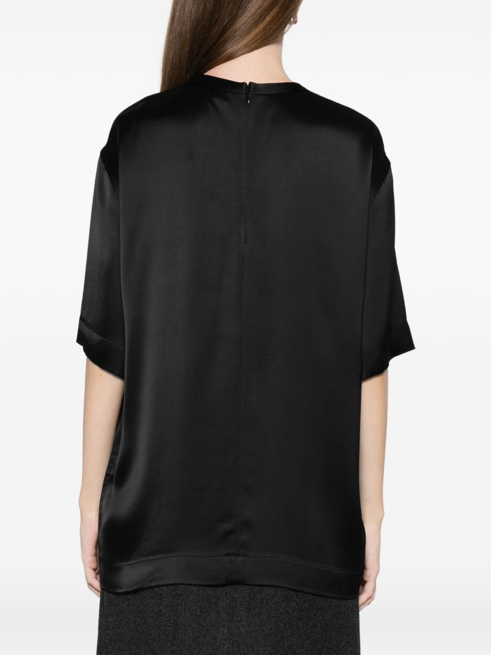 Toteme Women Satin T-Shirt TOTEME