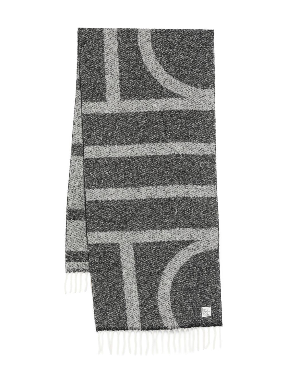 Toteme Women Monogram Wool Scarf TOTEME