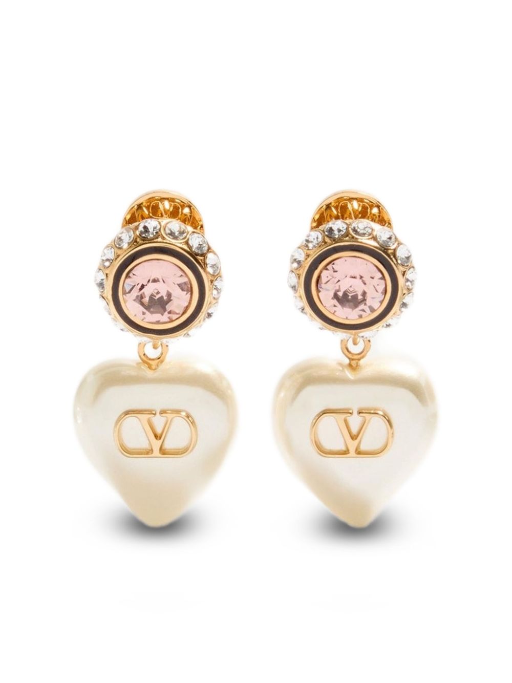Valentino Garavani Women Vlogo Signature Pearl Earrings