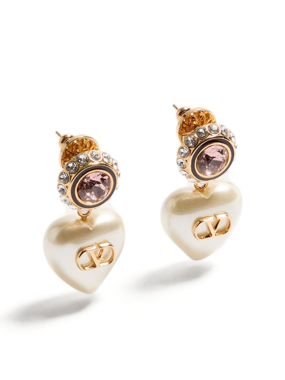 Valentino Garavani Women Vlogo Signature Pearl Earrings