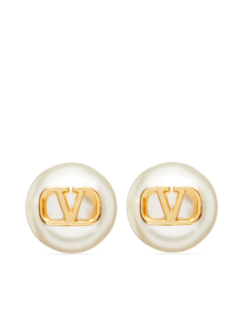 Valentino Garavani Women Vlogo Signature Pearls Earrings VALENTINO GARAVANI