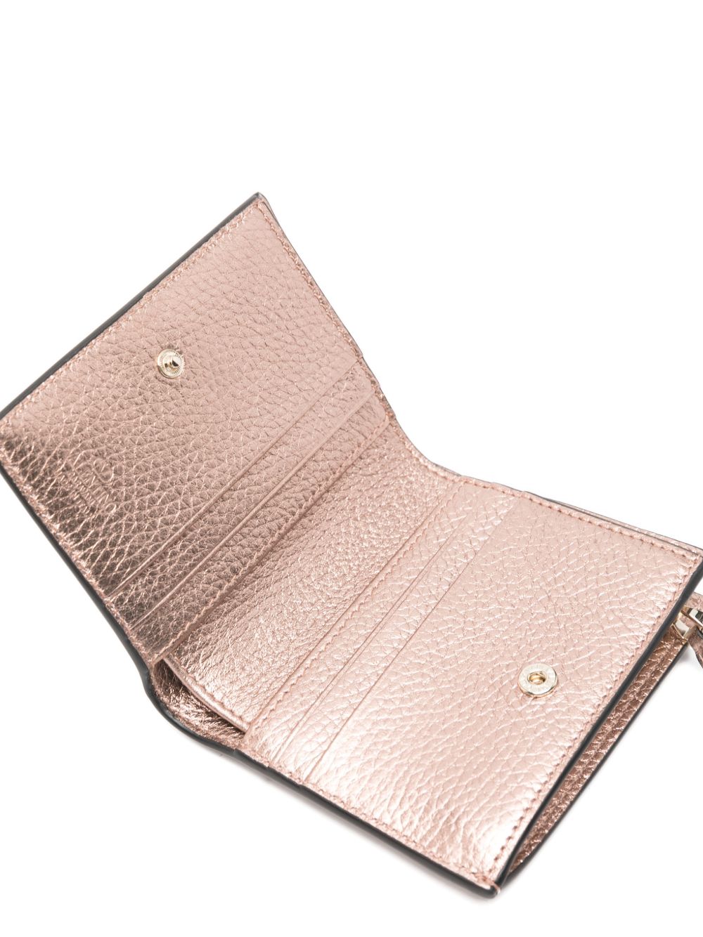 Valentino Garavani Women Rockstud Leather Flap Wallet VALENTINO GARAVANI