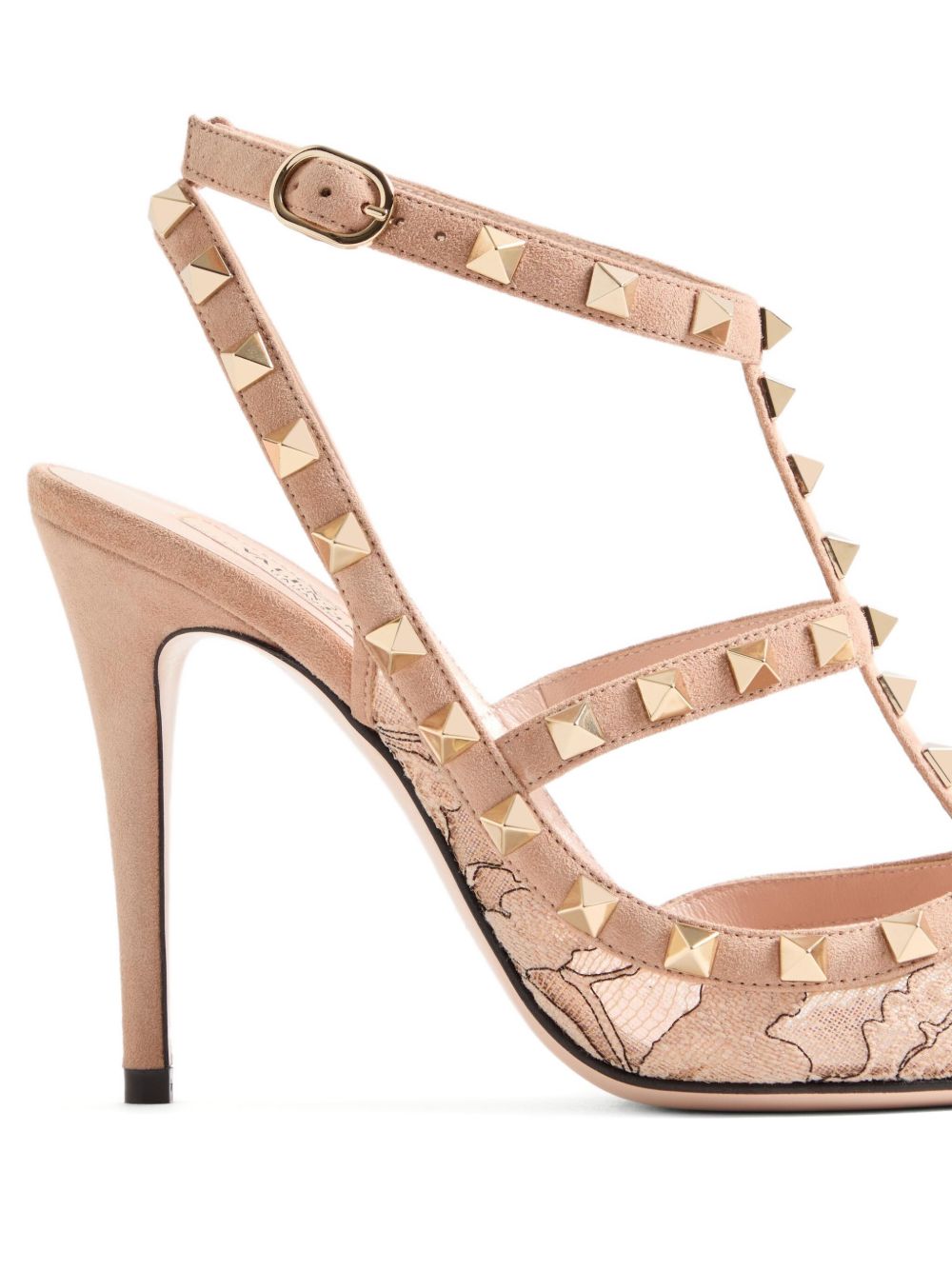 Valentino Garavani Women Rockstud Lace Pumps VALENTINO GARAVANI