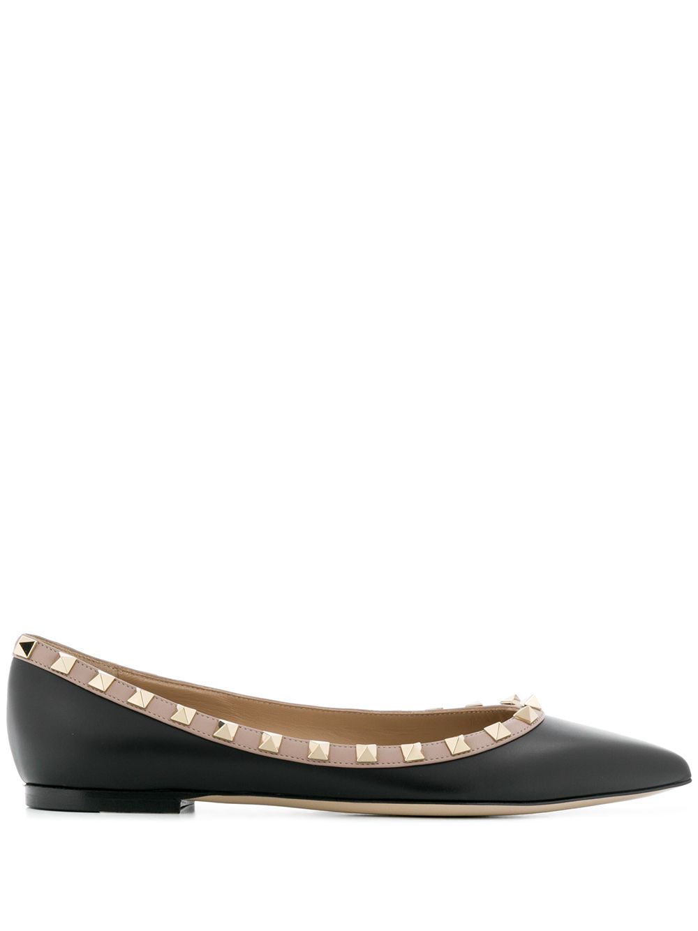 Valentino Garavani Women Rockstud Leather Ballets