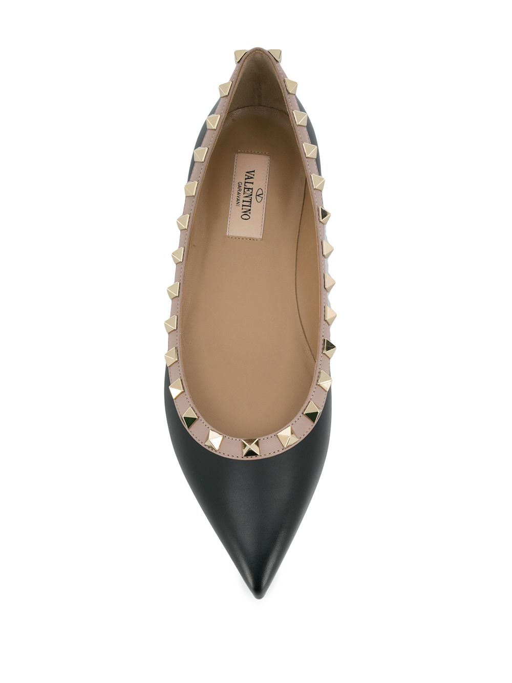 Valentino Garavani Women Rockstud Leather Ballets