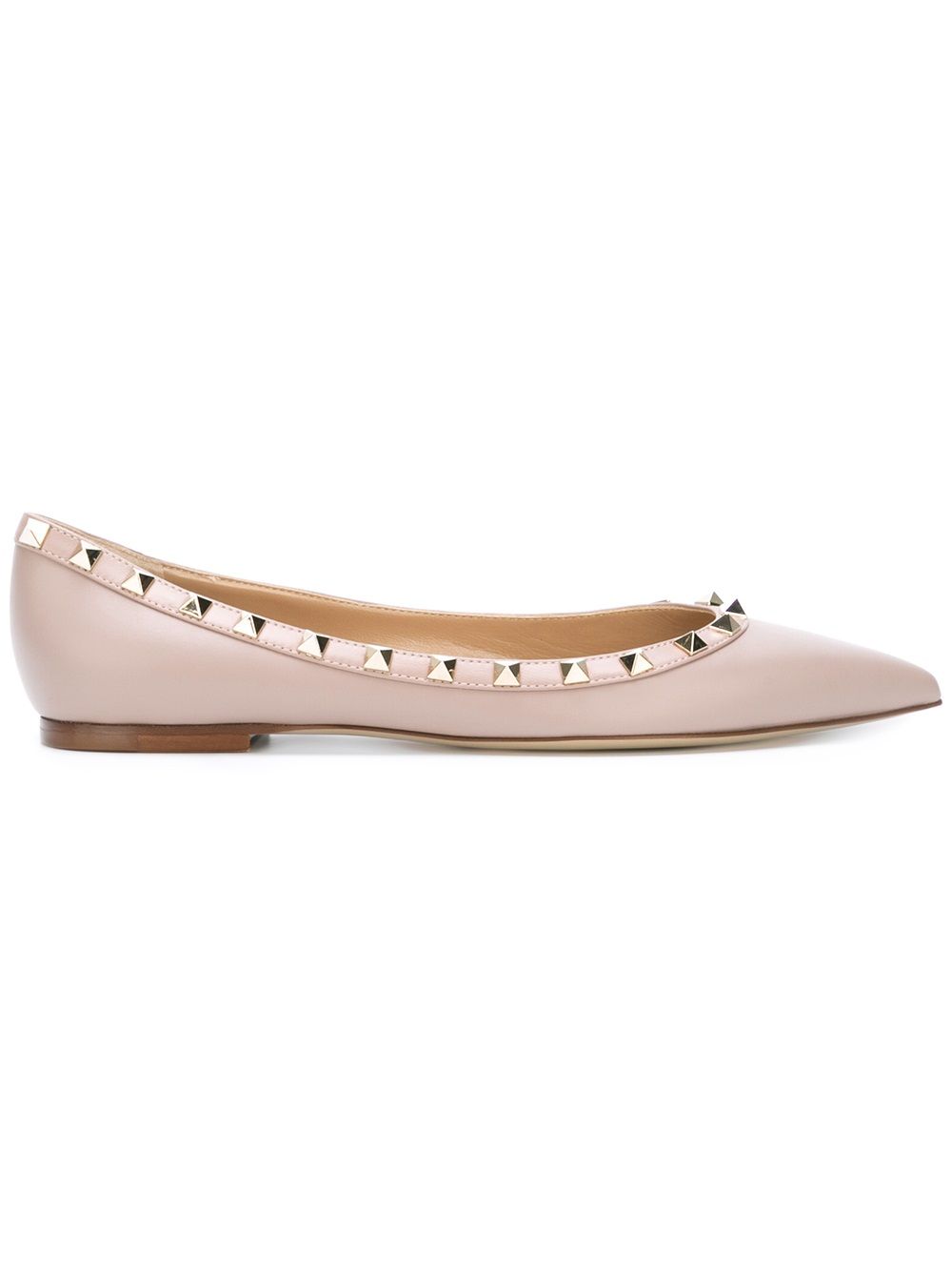 Valentino Garavani Women Rockstud Leather Ballets VALENTINO GARAVANI