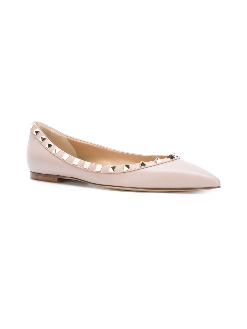 Valentino Garavani Women Rockstud Leather Ballets VALENTINO GARAVANI