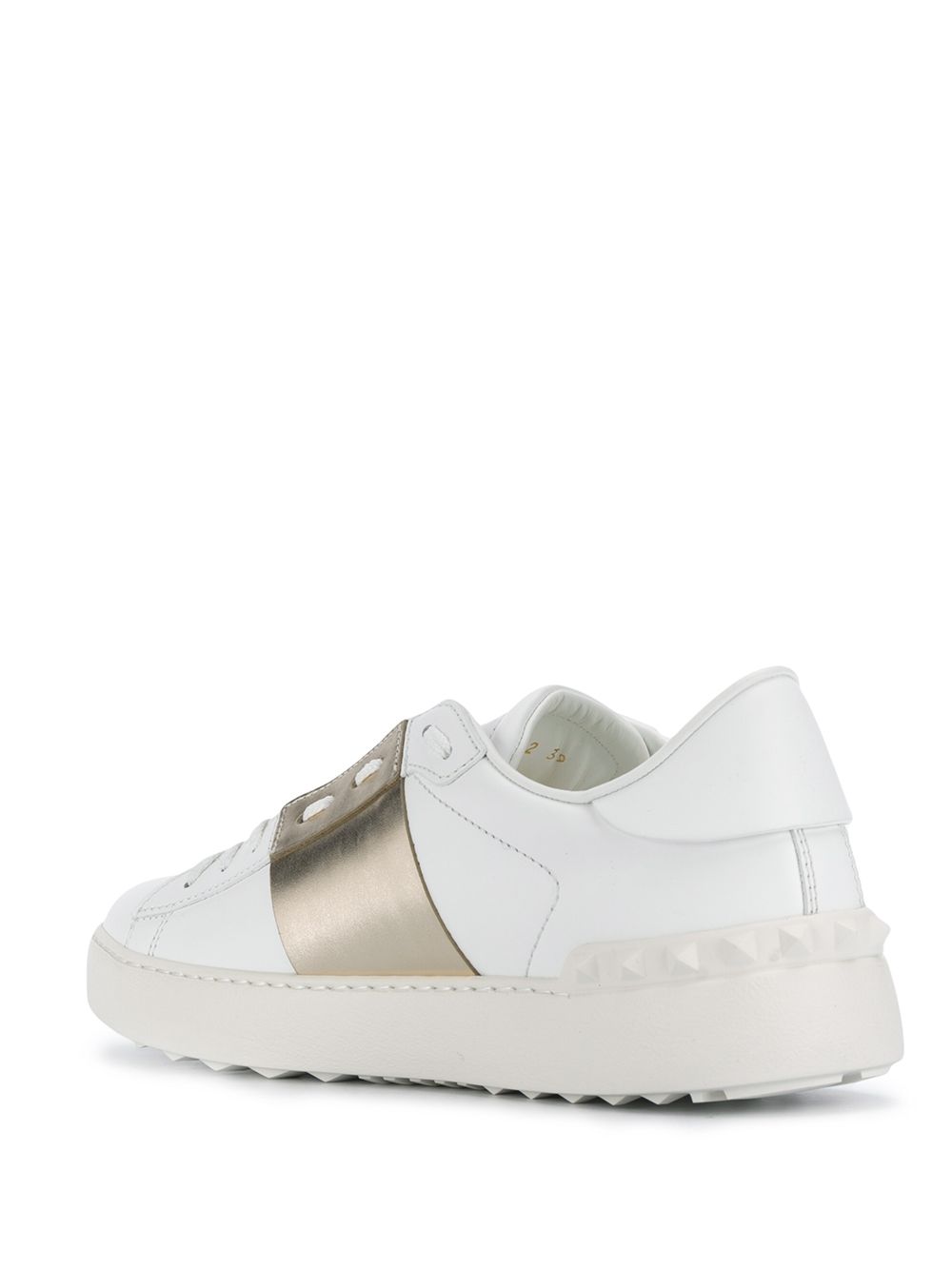Valentino Garavani Women Open Leather Sneakers