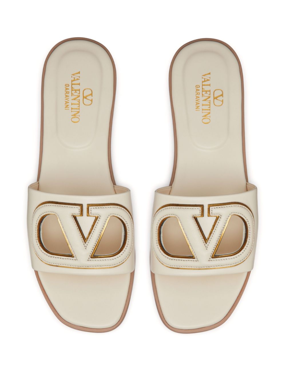 Valentino Garavani Women Vlogo Flat Sandals VALENTINO GARAVANI