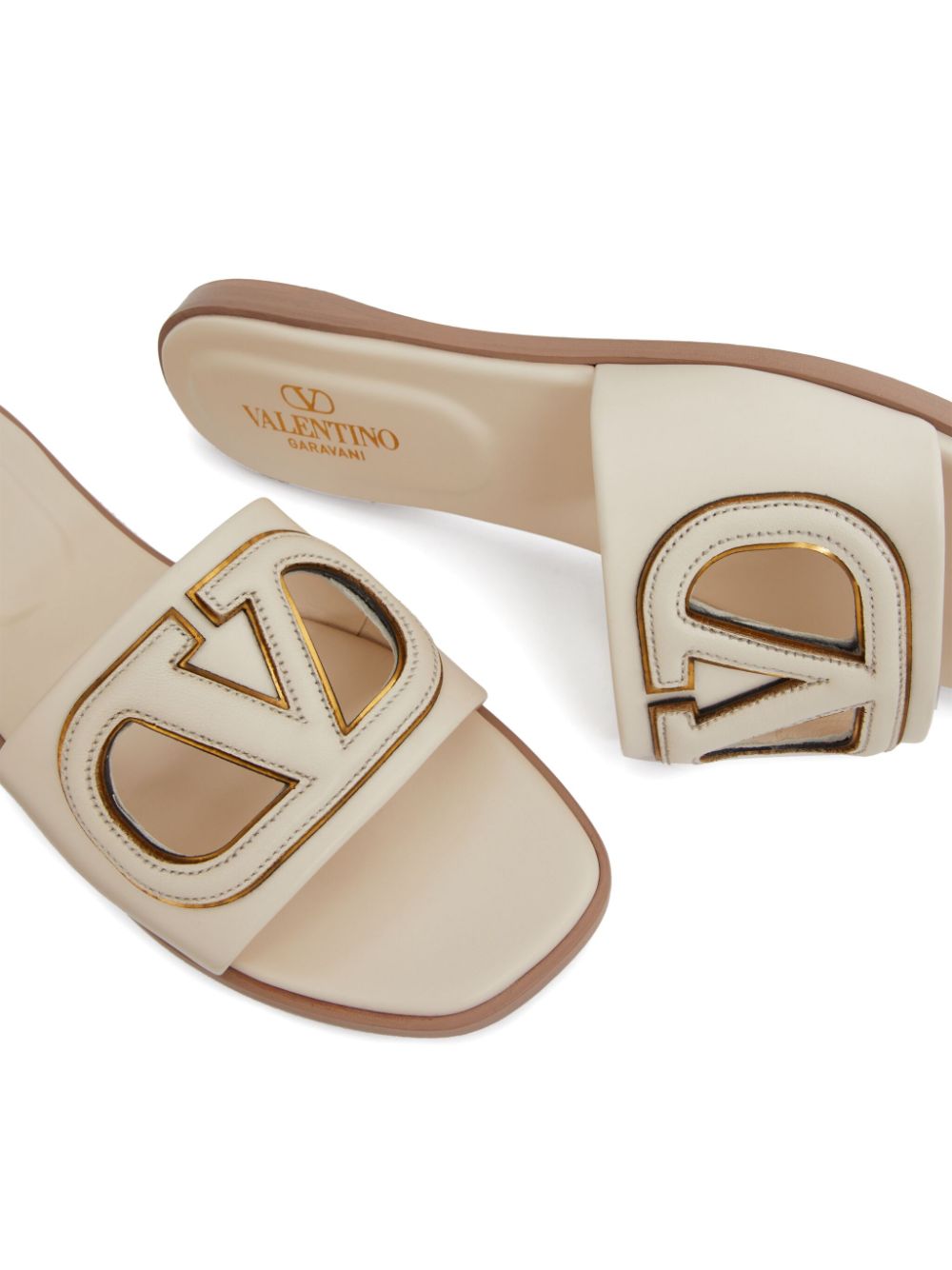 Valentino Garavani Women Vlogo Flat Sandals VALENTINO GARAVANI