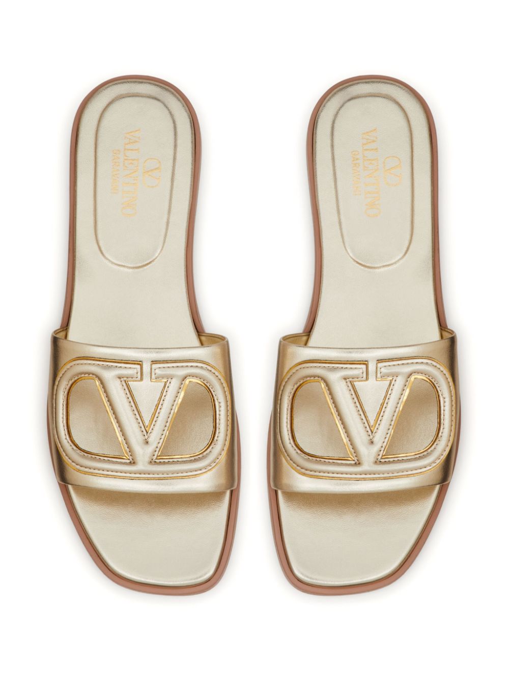 Valentino Garavani Women Vlogo Flat Sandals