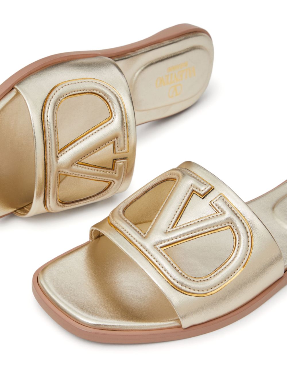 Valentino Garavani Women Vlogo Flat Sandals