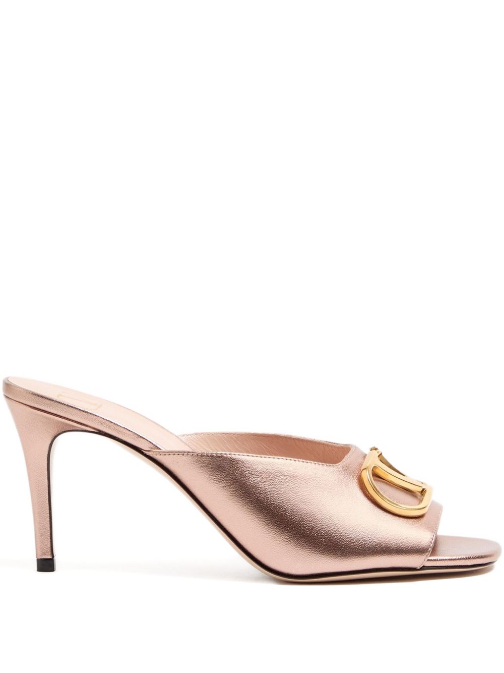Valentino Garavani Women Vlogo Signature Leather Mules VALENTINO GARAVANI
