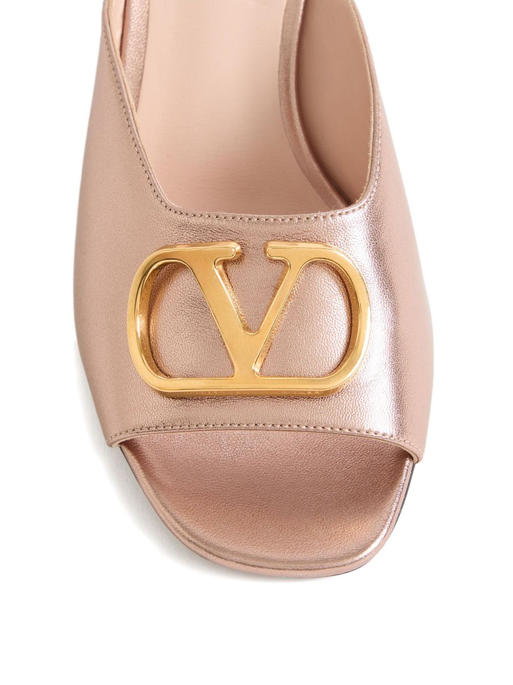 Valentino Garavani Women Vlogo Signature Leather Mules VALENTINO GARAVANI