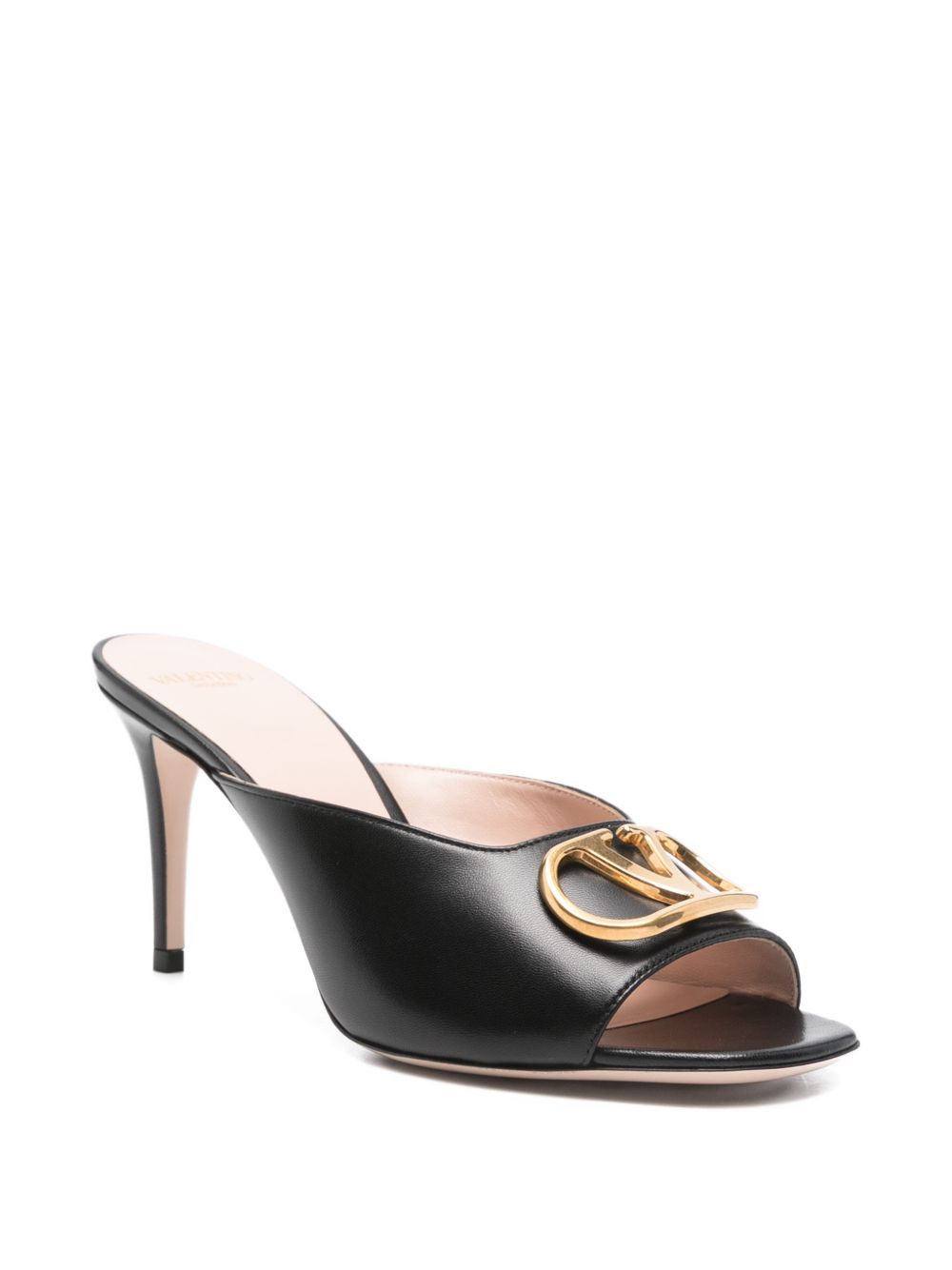 Valentino Garavani Women Vlogo Signature Leather Mules VALENTINO GARAVANI