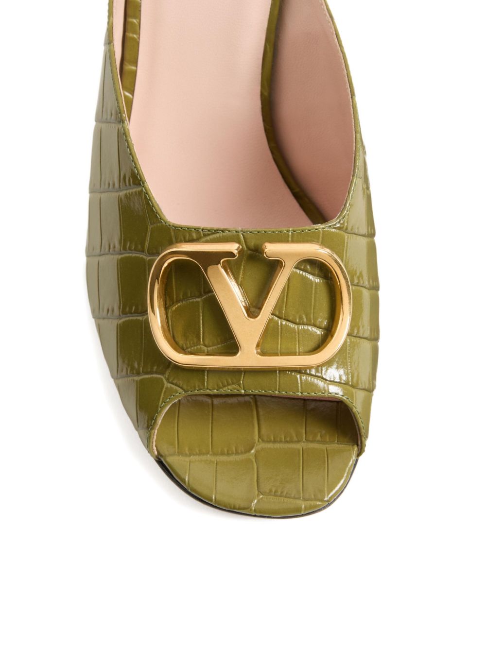 Valentino Garavani Women Vlogo Signature Leather Mules VALENTINO GARAVANI