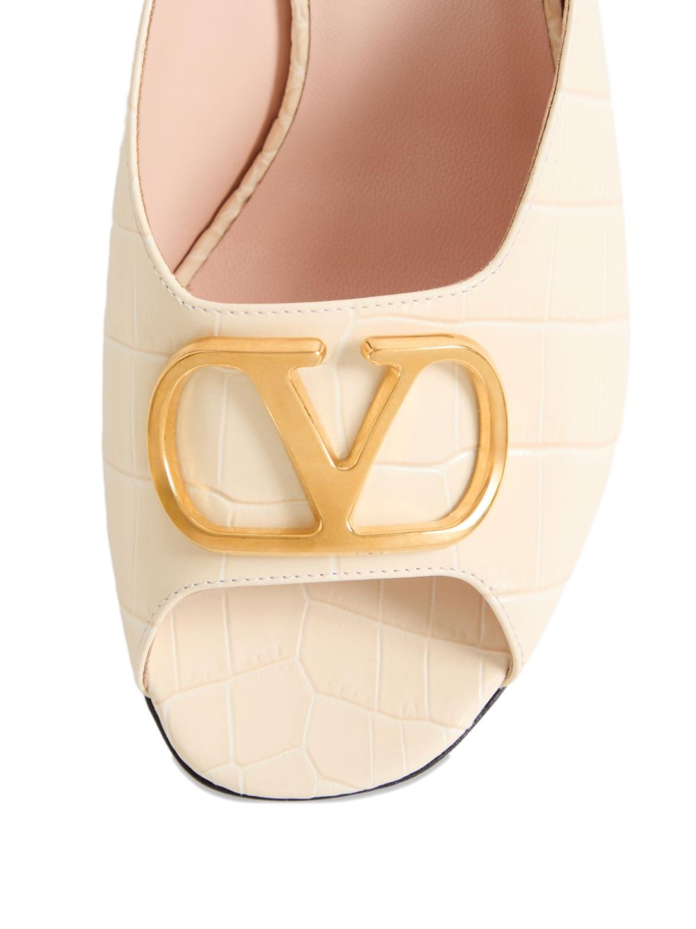 Valentino Garavani Women Vlogo Signature Leather Mules VALENTINO GARAVANI