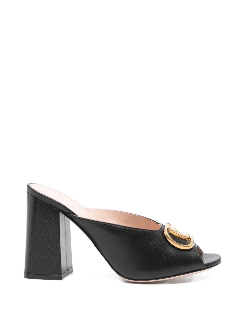 Valentino Garavani Women Vlogo Signature Leather Mules VALENTINO GARAVANI