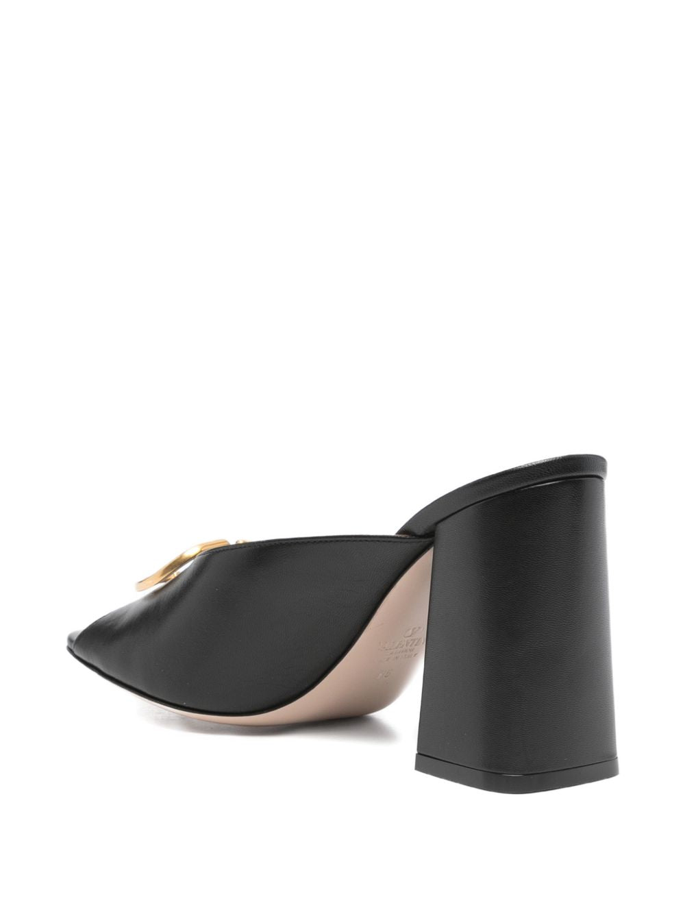 Valentino Garavani Women Vlogo Signature Leather Mules VALENTINO GARAVANI