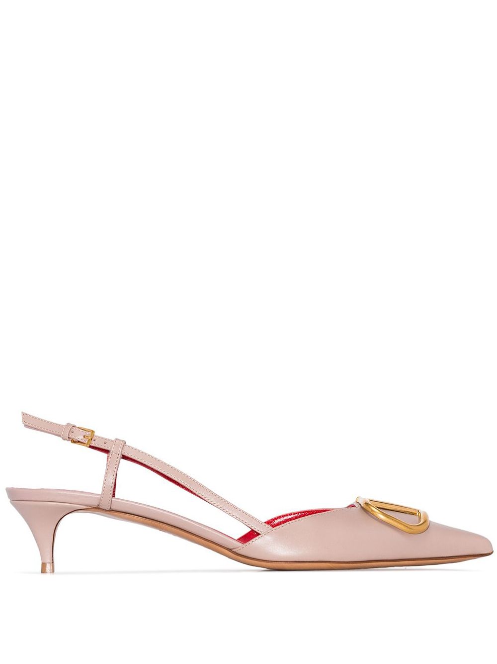 Valentino Garavani Women Vlogo Signature Leather Slingback Pumps VALENTINO GARAVANI