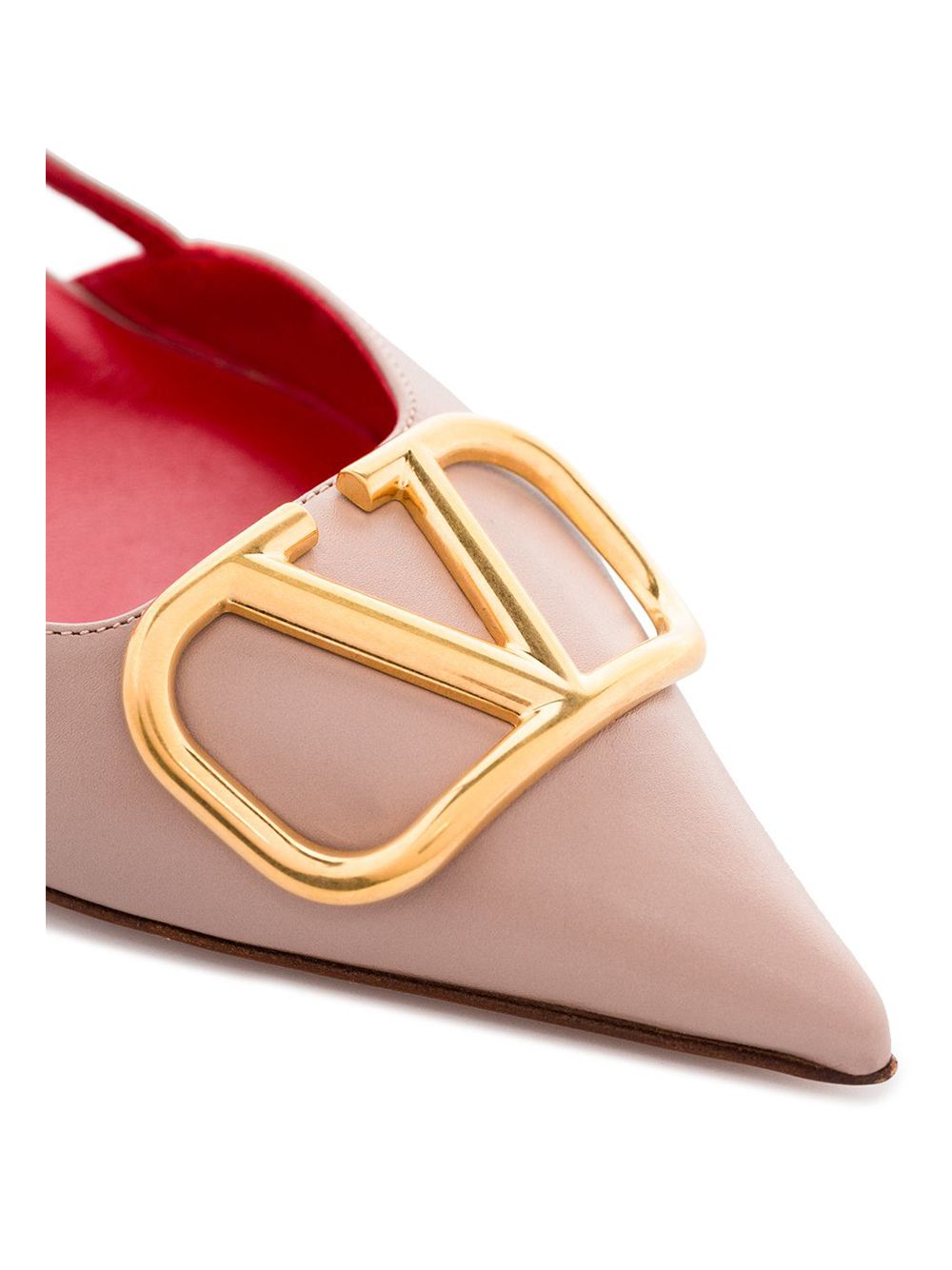 Valentino Garavani Women Vlogo Signature Leather Slingback Pumps VALENTINO GARAVANI