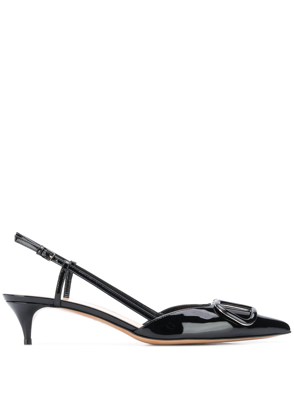 Valentino Garavani Women Vlogo Signature Leather Slingback Pumps VALENTINO GARAVANI