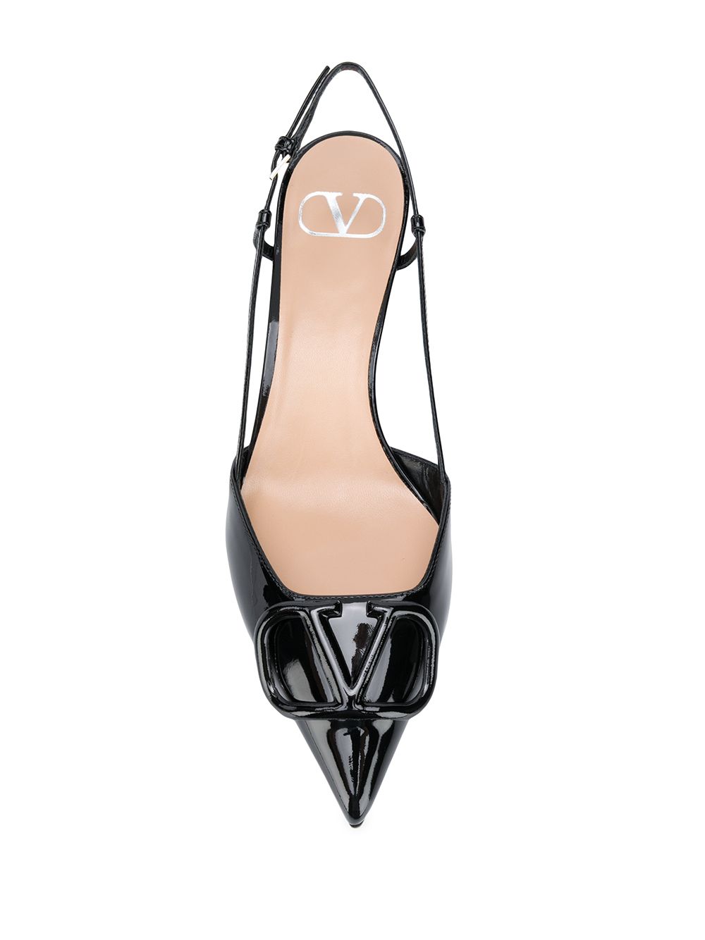 Valentino Garavani Women Vlogo Signature Leather Slingback Pumps VALENTINO GARAVANI
