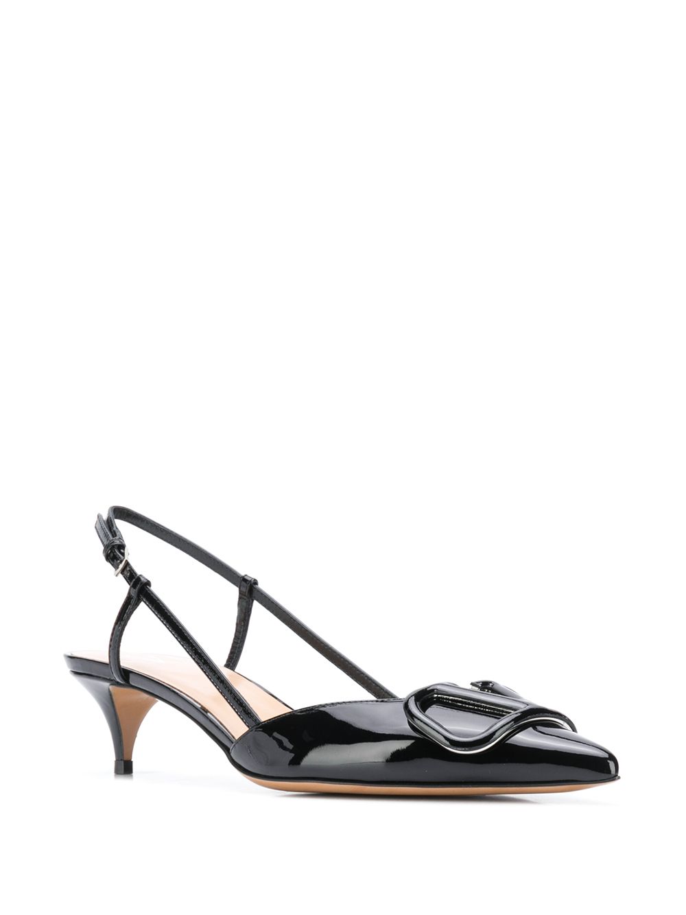 Valentino Garavani Women Vlogo Signature Leather Slingback Pumps VALENTINO GARAVANI