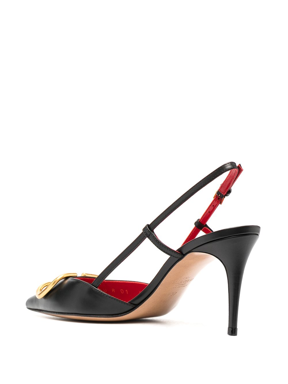 Valentino Garavani Women Vlogo Signature Leather Slingback Pumps VALENTINO GARAVANI